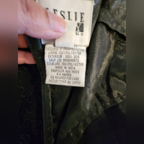 COPY - Vintage Rare Find Sequins and Beaded Black Dress with Beautiful Blue Seq… - Picture 9 of 11